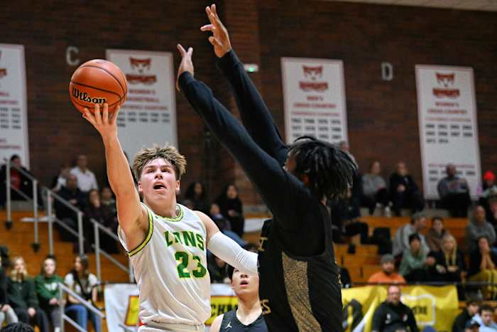 West Linn St. John Bosco boys basketball Oregon Capitol City Classic final Leon Neuschwander 52